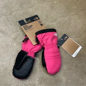 The North face NWT Kids Montana mitten pink size XXS ( age 2T-3T)